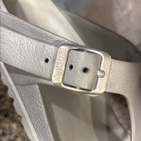 BIRKENSTOCK ESSENTIALS UNISEX GIZEH EVA SANDALS, 36 R EU, Silver Gray , 6.5-7 WM - Picture 5 of 6